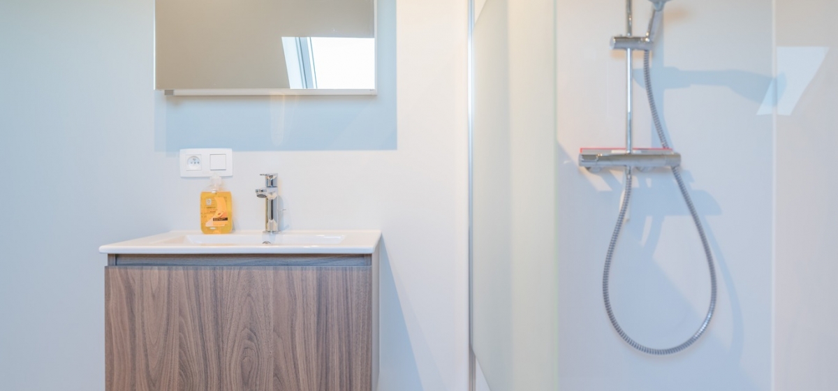 Verbouwing van handelsruimte met appartement